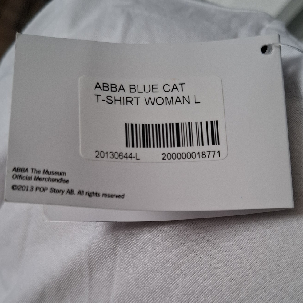 ABBA Blue Cat T-shirt (From The ABBA Museum In Sweden) - Picture 3 of 4